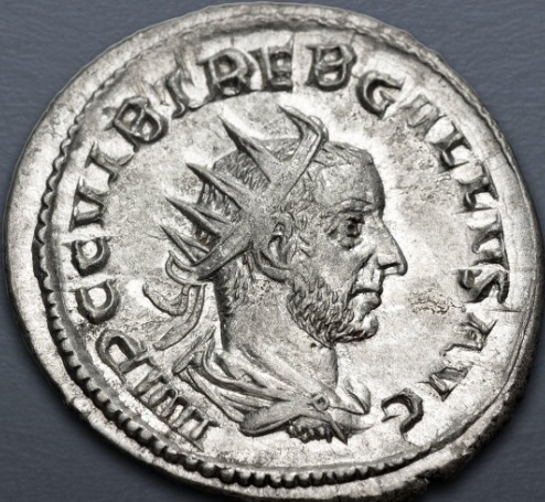 Trebonianus Gallus, 252 CE, late  (Rome mint - 6th officina - Special emission - AR Antoninianus)
